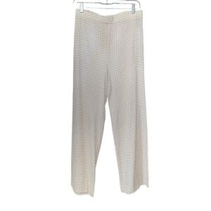 Wilfred Beige Gingham Pull On Pants